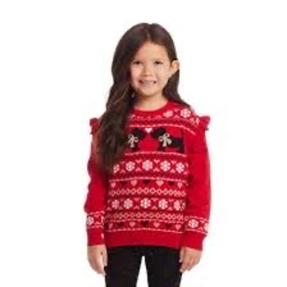 Andy Evan Red Fair Isle Scotty Dog Sweater Size 4T Holiday Christmas Winter
